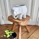Cache pot vase céramique éléphant années 60/70