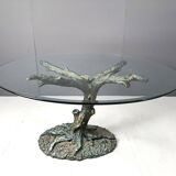 Vintage sculptural tree dining table, 1970s