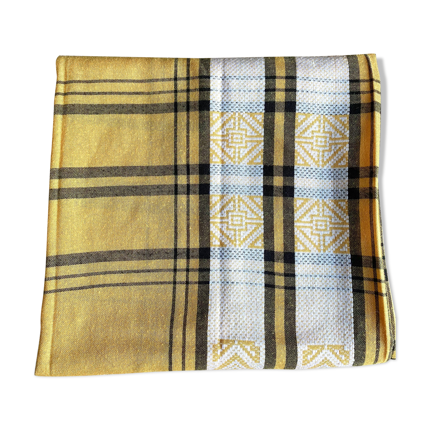 Square vintage tablecloth 140x140