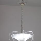 Art Decò Barovier e Toso "Fountain" Murano Glass Chandelier, 1950