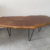 Vintage brutalist coffee table from the 60s