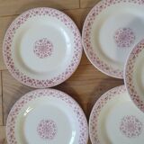 10 Terre de Fer dessert plates