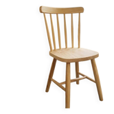Chaise de style Windsor en bois clair vintage
