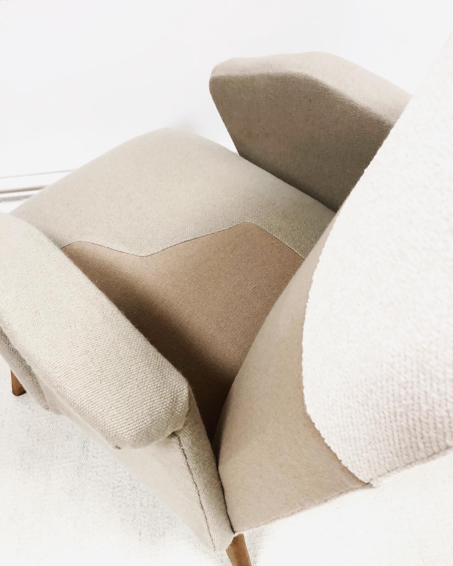Restored Scandinavian vintage armchair