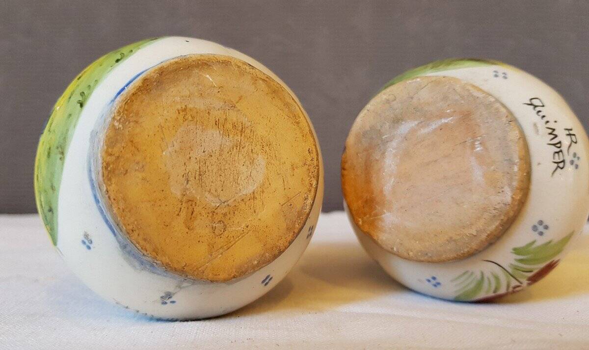 Paire de vases HR Quimper