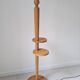 Vintage floor lamp in solid oak from the 1960s.