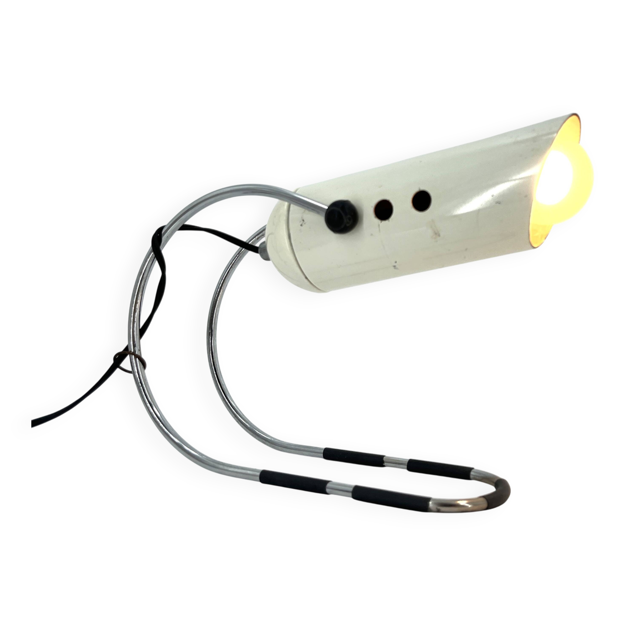 Vintage table lamp by Angelo Lelli for Lightolier, 1970s
