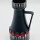 Vase Schlossberg Isle Stéphan black red vintage