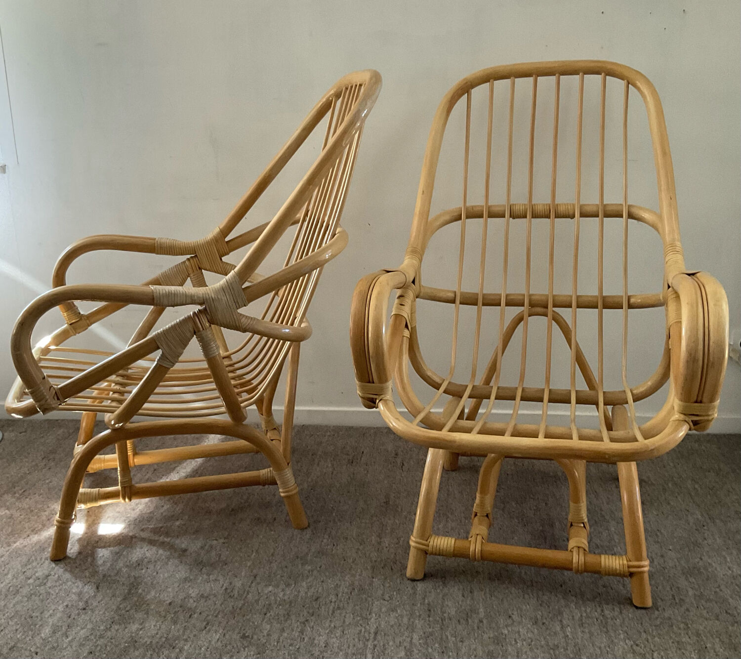 Rattan ensemble from the 70s