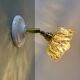 Vintage amber glass lampshade - tableware collection