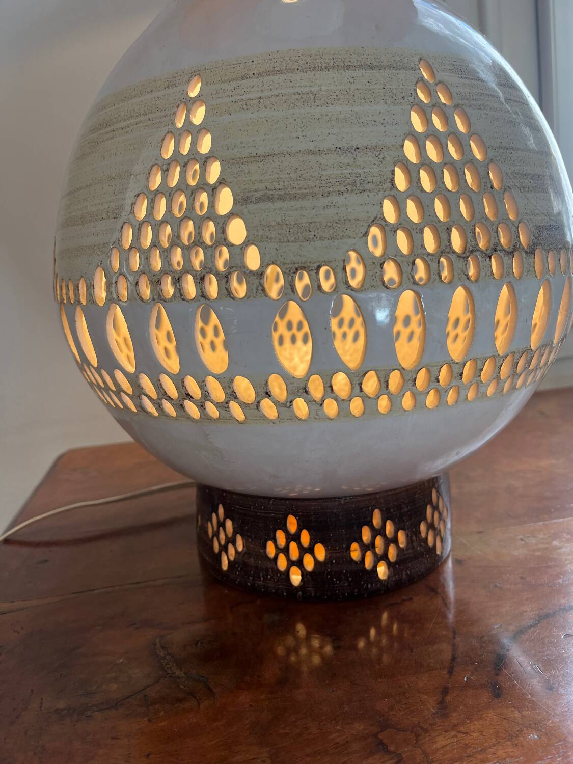 Ceramic lamp G. Pelletier 1960
