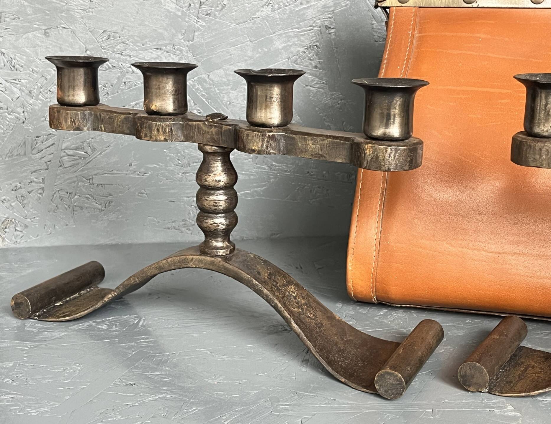 Pair of Art Deco candlesticks from the 1930s by Charles Piguet