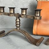 Pair of Art Deco candlesticks from the 1930s by Charles Piguet