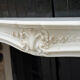 Cheminée de style Louis XV en marbre blanc de Thassos vers 1880