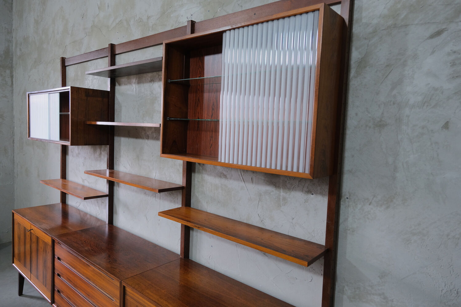 Rosewood wall unit Norway 1960’s