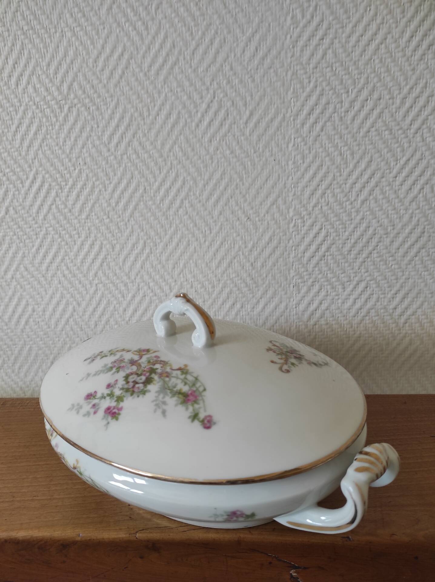 Soupière Légumière ancienne ovale contenance 600 ml