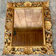 Antique mirror in carved wood