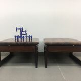 Ensemble de 2 tables d'appoint brésiliennes Percival Lafel du milieu du siècle, années 1970