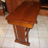 Table with a pane of cherry solid wood