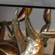 Unusual metal scorpion shaped coffee table c.1970