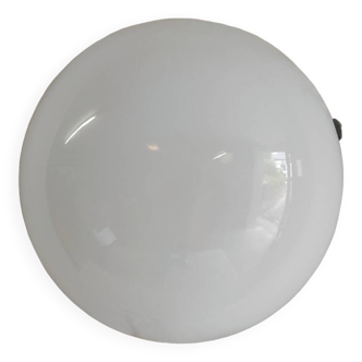 Opaline globe ceiling light 20 cm - 1960s