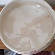 Sarreguemines soup tureen, country model F.F. Pexonne