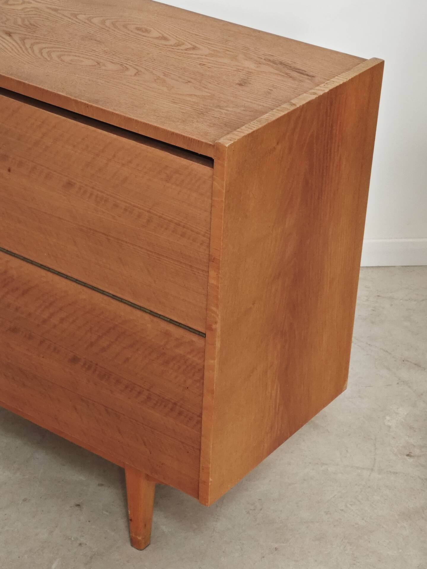 Wooden storage chest for linen or toys Jitona Sobeslav 1960