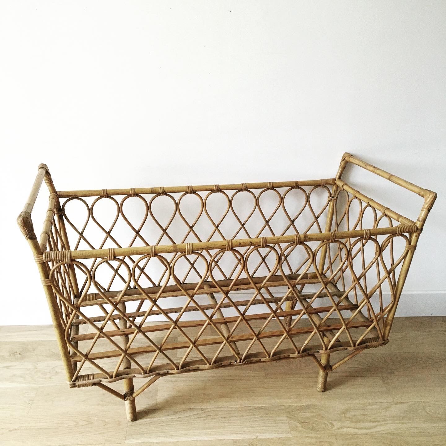 Rattan cot