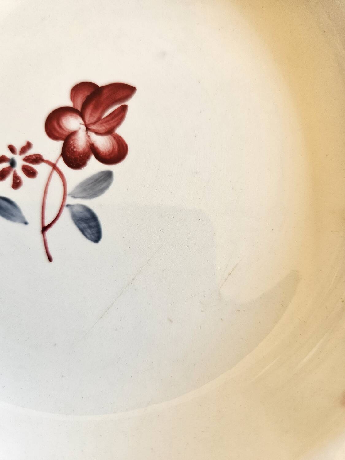 Digoin retro soup plates, Margaret