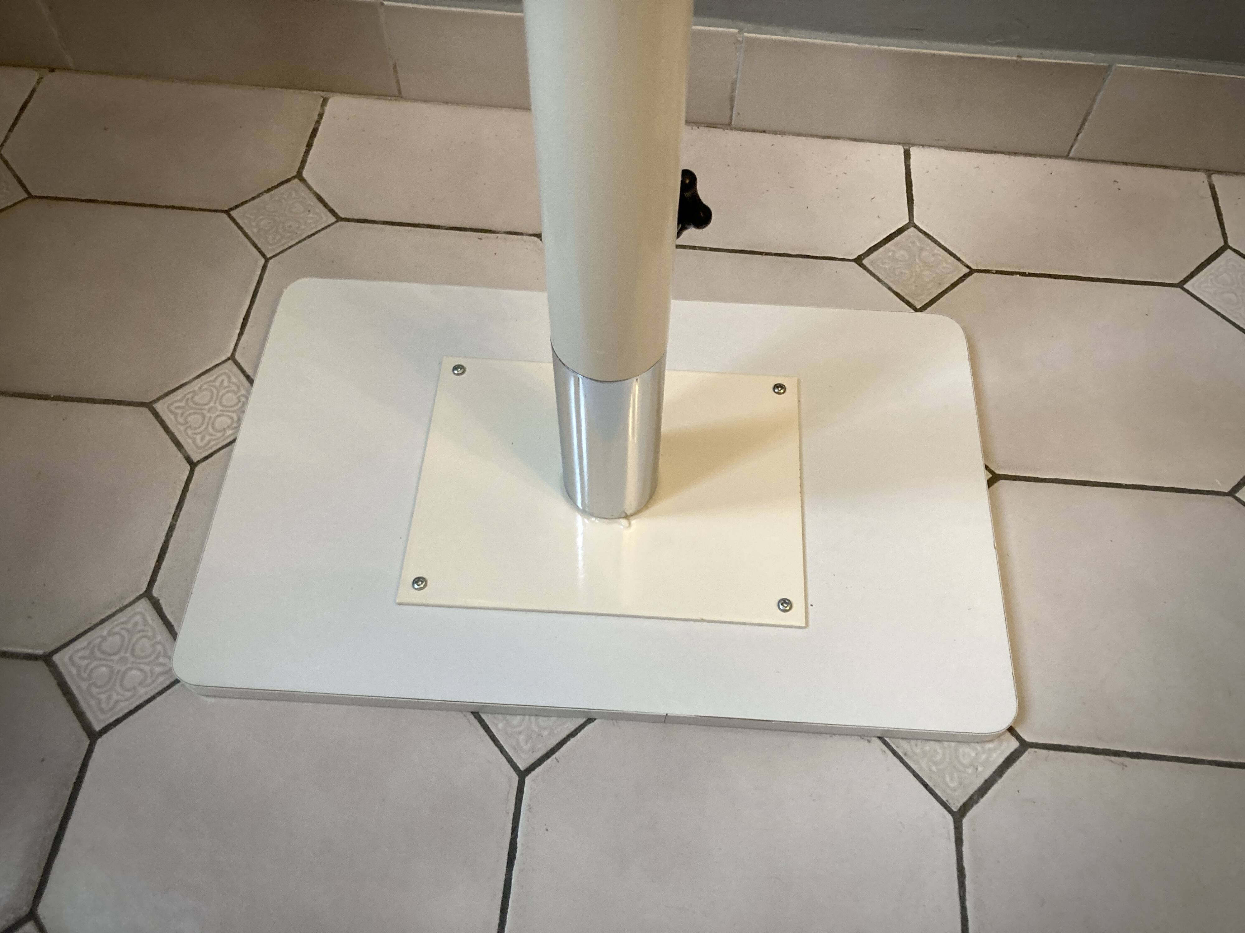 Side furniture with chrome wheels from the 60s