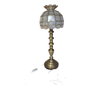 Lampe vintage laiton - abat