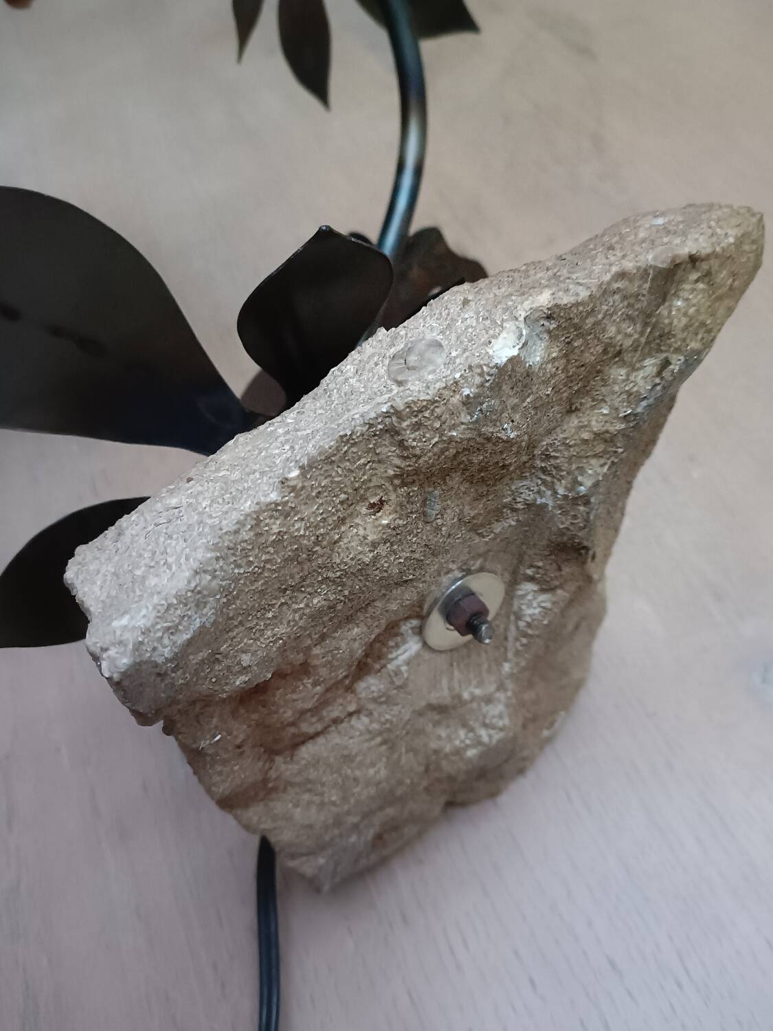 Flower lamp, Maison Jansen style, 1970s