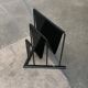 Postmodern vintage magazine rack by Markus Börgens for D-Tec, 1980s.