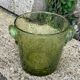 Blown glass ice bucket signed Biot Collector