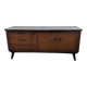 Enfilade vintage en bois meuble télé tv hifi