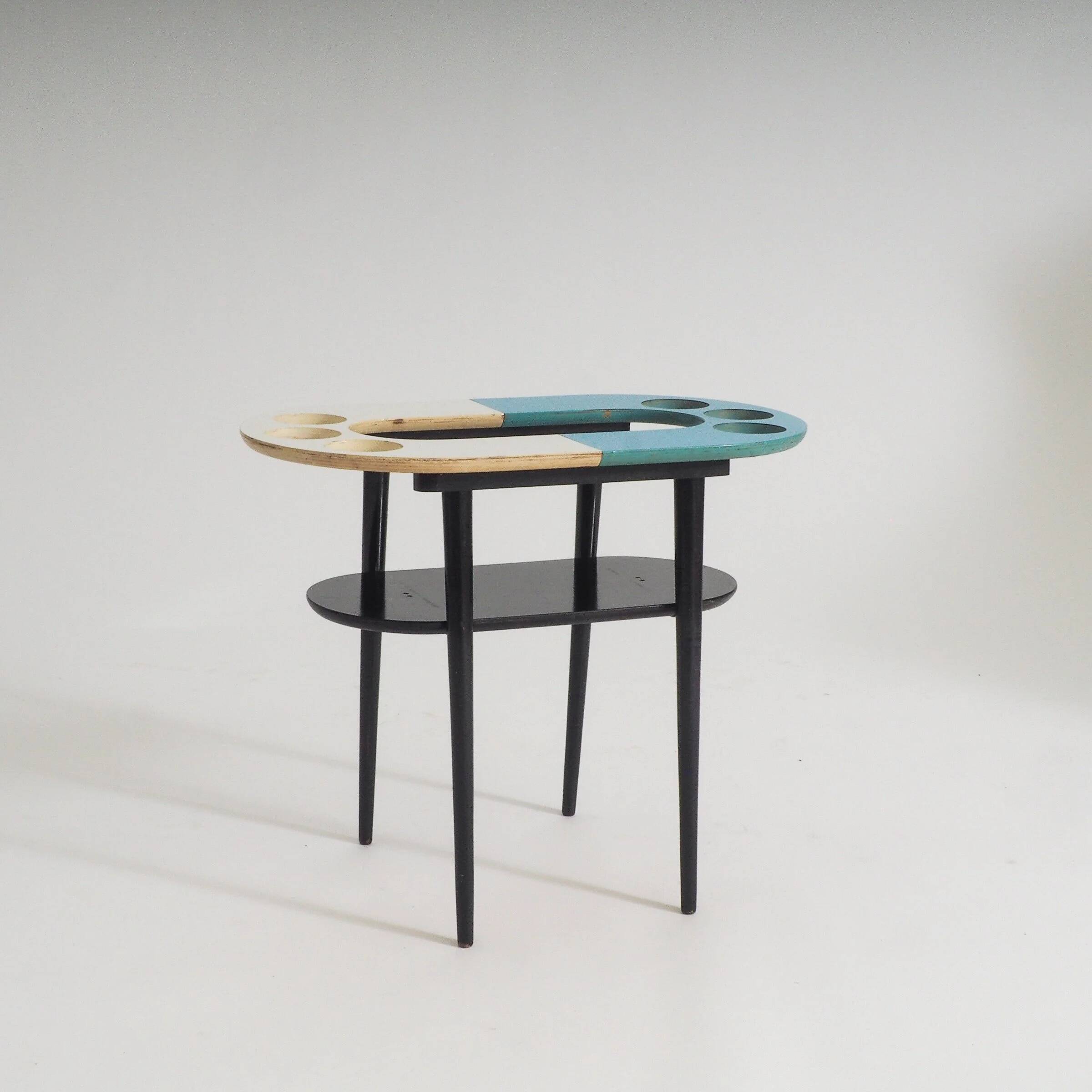 50s plant table, side table