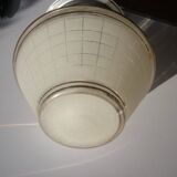 Granite glass globe hanging lamp