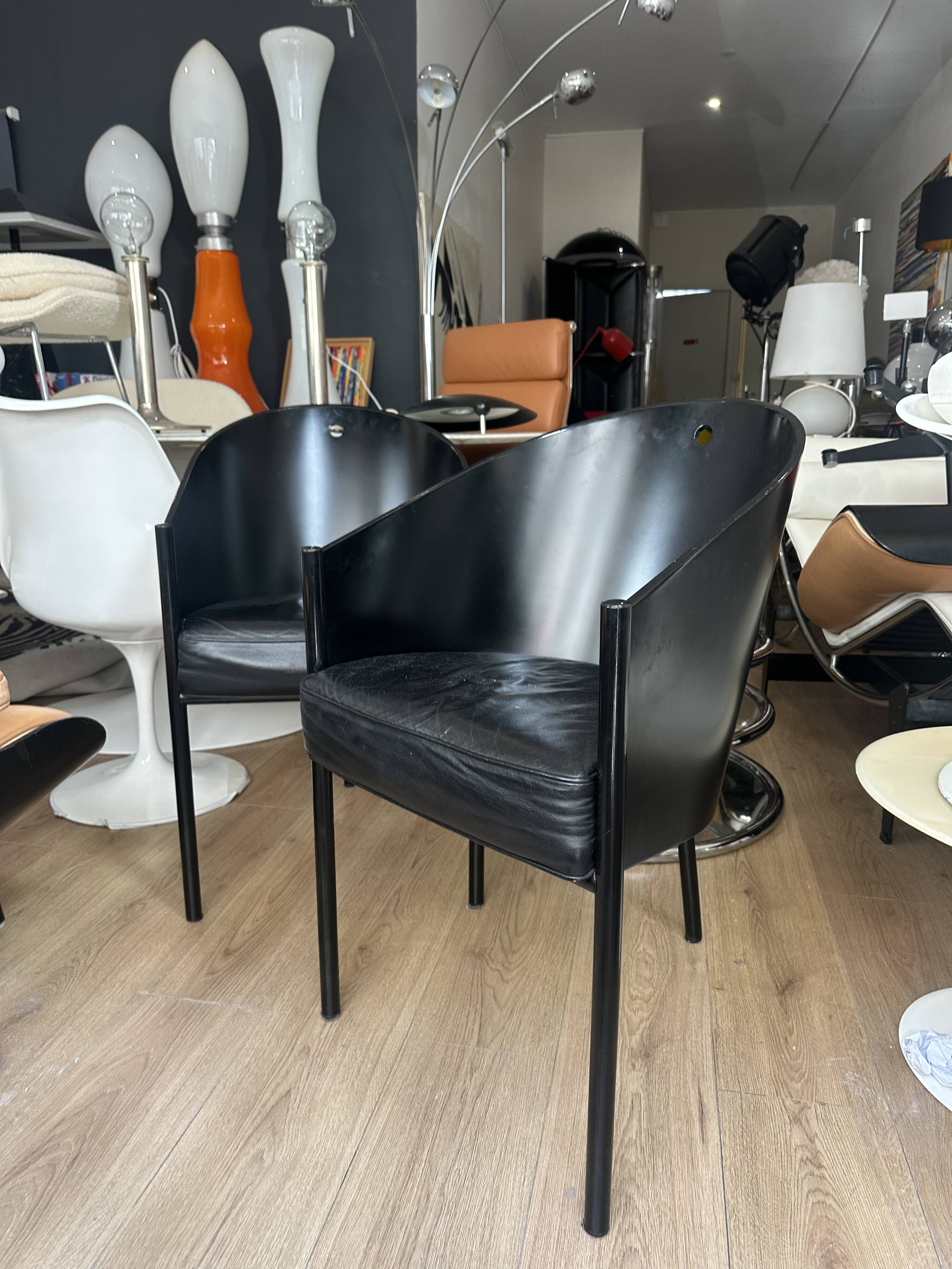 Paire de fauteuil Starck modèle Coste pour Aleph 1983
