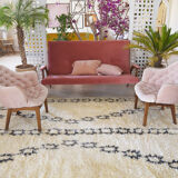 Tapis beni ourain 208x297cm
