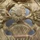 Golden wood mirror, regency style, late 19th century