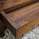 Provençal walnut display case