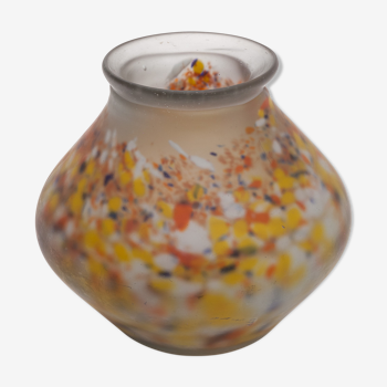 Murano vase with inclusions