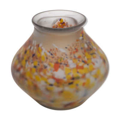 Vase Murano à inclusions