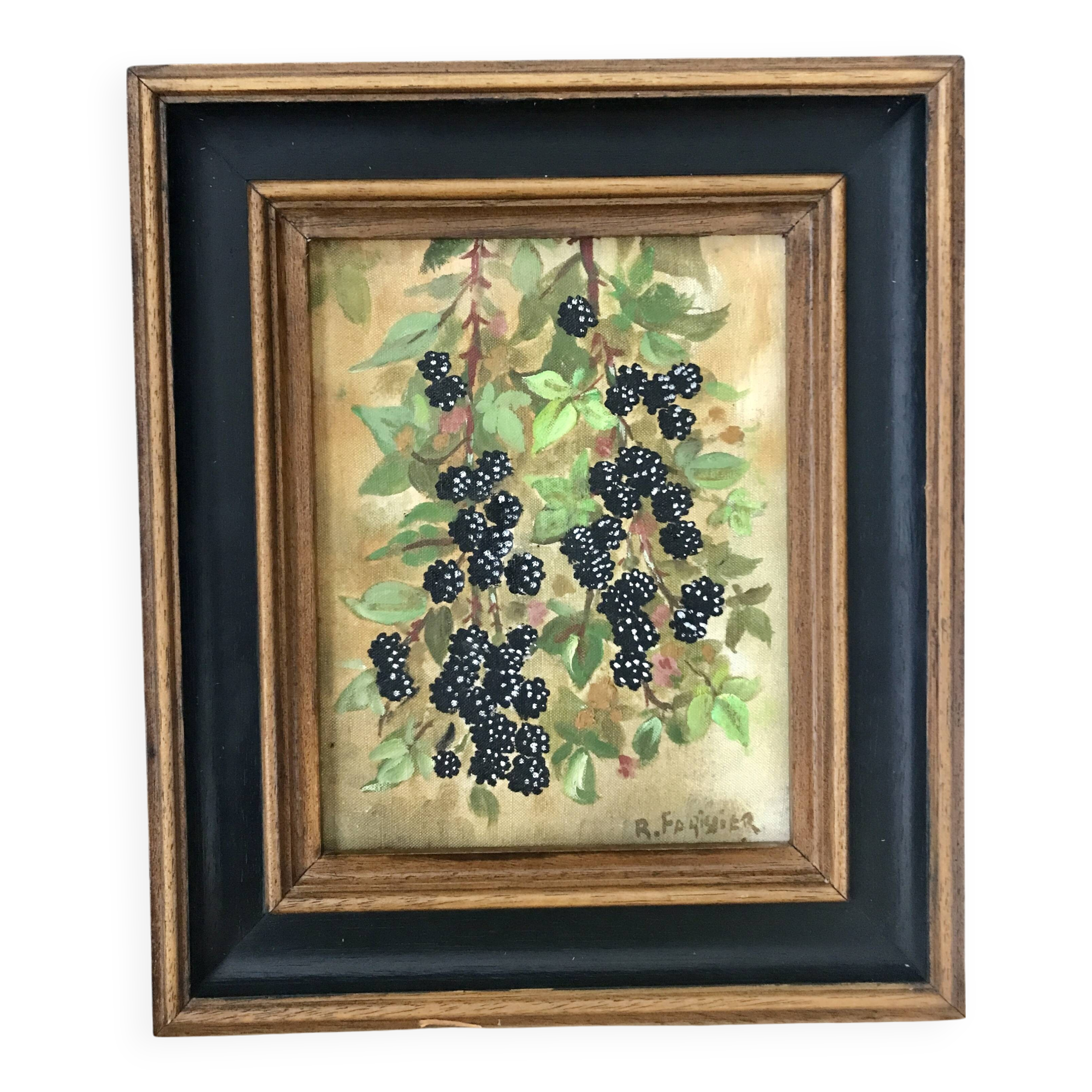 Old still life painting