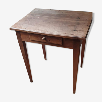 Square antique table