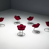 Tabourets Fleur Soshun par Masanori Umeda pour Edra, Italie, 1990s