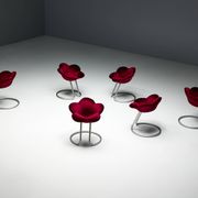 Tabourets Fleur Soshun par Masanori Umeda pour Edra, Italie, 1990s