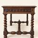 Flat desk – Louis XIII style – Carved solid oak – 19th century