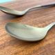 Mid-century brass and teak spoons, 1960s, set of 2