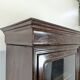 Flamed Mahogany Display Cabinet Louis Philippe Era